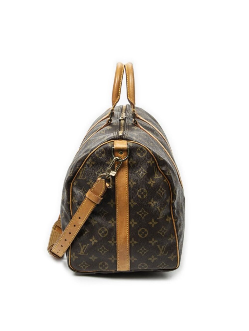 Louis Vuitton Keepall Bandouliere Brown Monogram Canvas - Picture 14 of 15